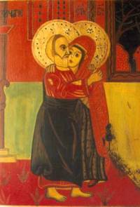 19th c. tempera on wood Bulgarian icon