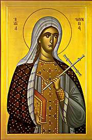 20th c. Greek icon at St. John the Evang. Monastery, Patmos